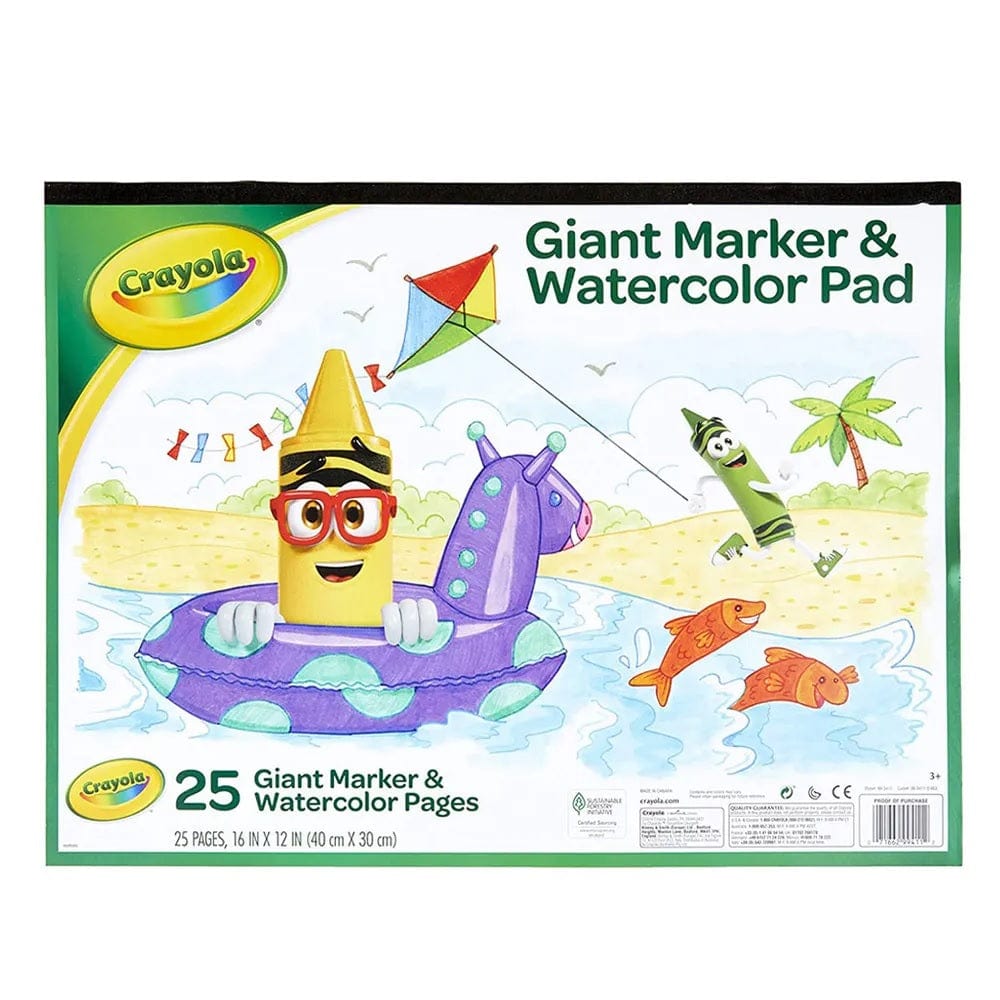 Crayola Toys Crayola - Giant Marker & Watercolor Pad