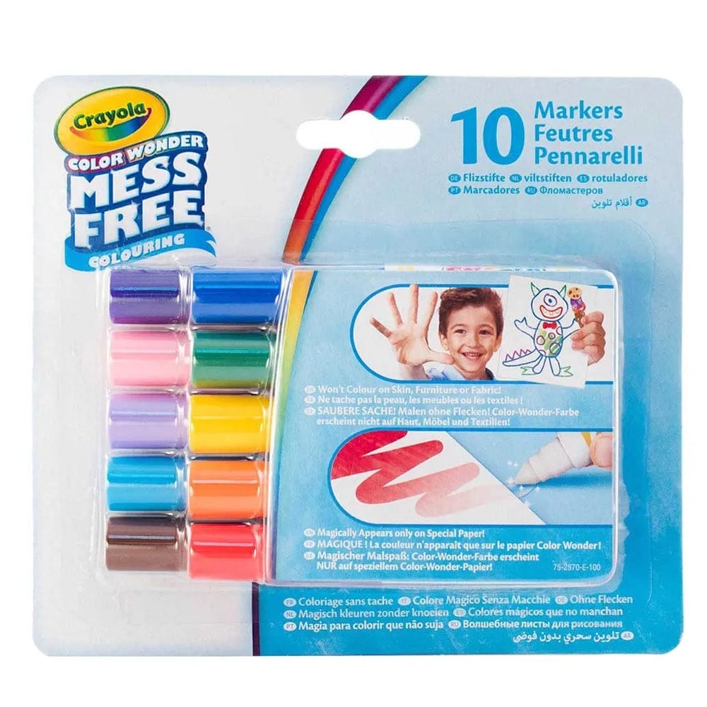 Crayola Toys Crayola - Mini Color Wonder Markers Pack Of 10