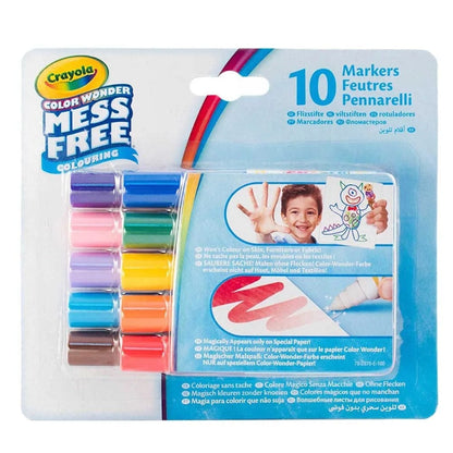 Crayola Toys Crayola - Mini Color Wonder Markers Pack Of 10