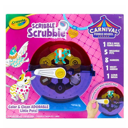 Crayola Toys Crayola - Pets: Spin & Wash Carnival Playset
