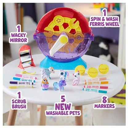 Crayola Toys Crayola - Pets: Spin & Wash Carnival Playset