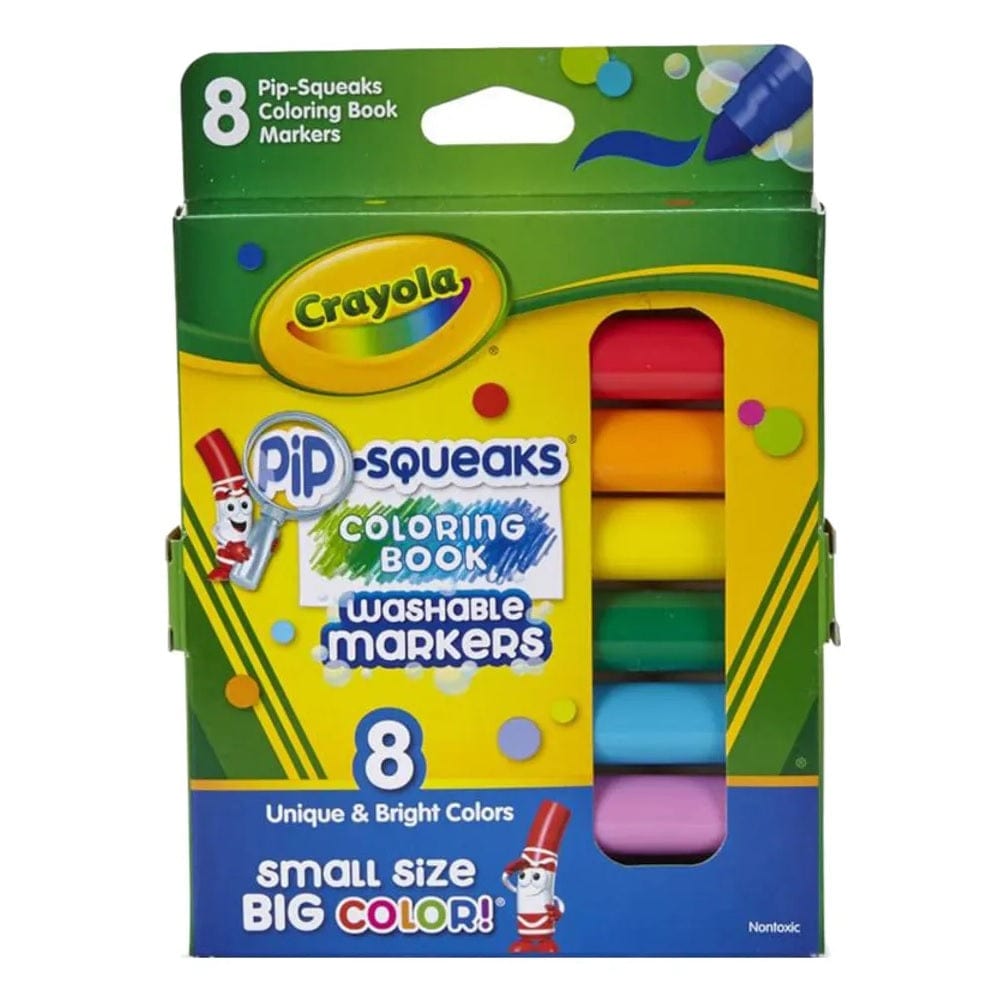 Crayola Toys Crayola - Pip-Squeaks Washable Markers 8pcs