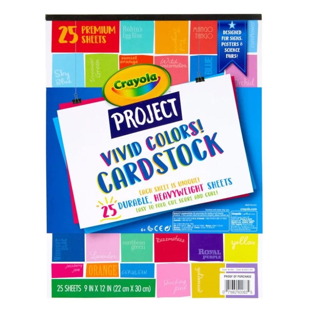 Crayola Toys Crayola - Project Vivid Colors Cardstock
