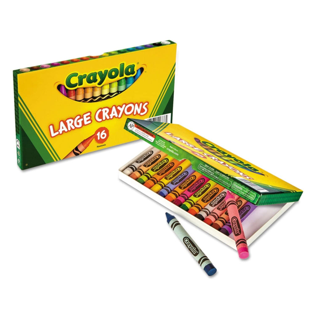 Crayola Toys Crayola - Set of 16 Large Crayons - Lift Lid Box