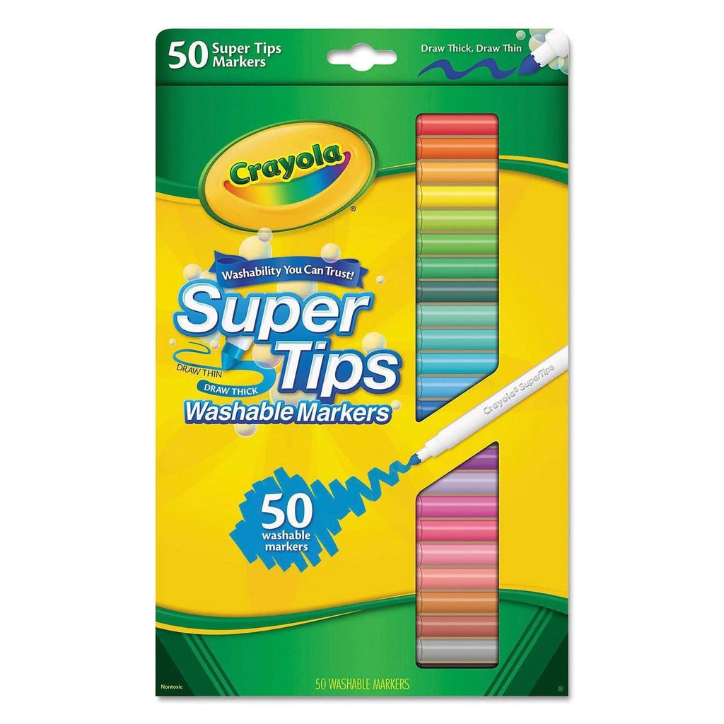 Crayola Toys Crayola - Set of 50 Washable Super Tips Markers