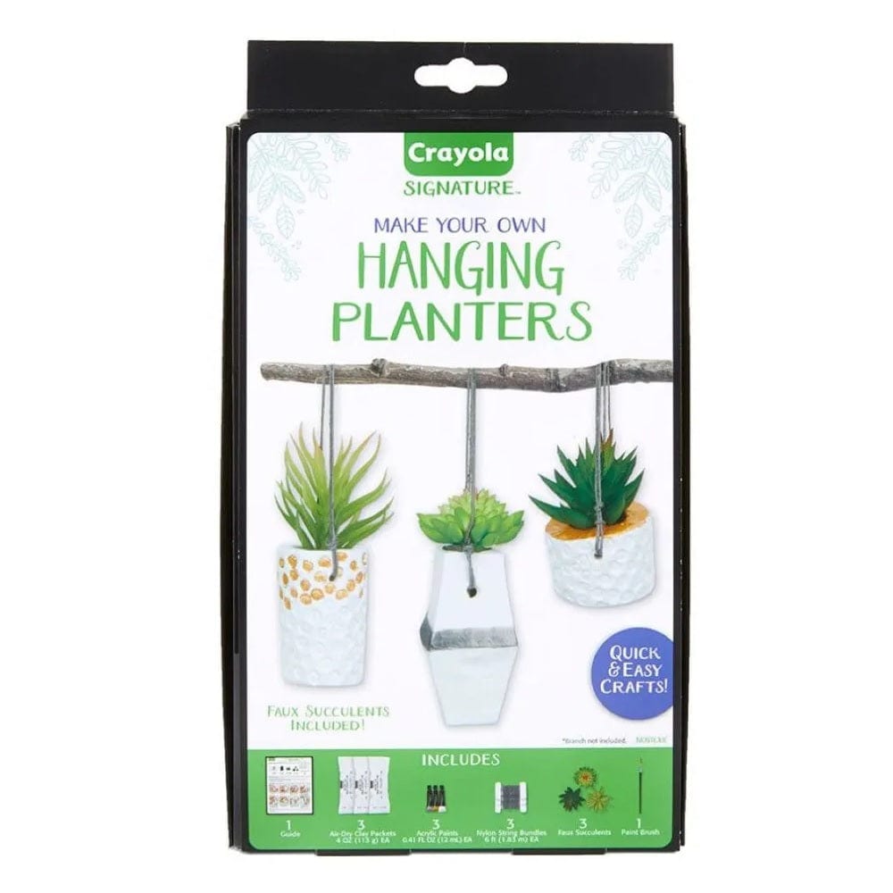 Crayola Signature Make Your Own Hanging Planters