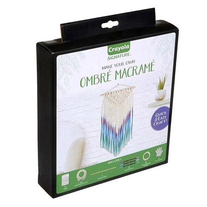 Crayola Toys Crayola - Signature Ombre Macrame Wall Hanging Kit