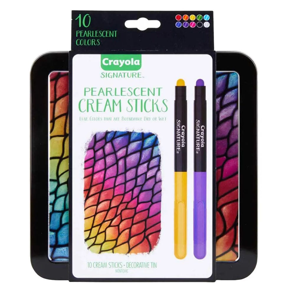 Crayola Toys Crayola - Signature Pearlescent Cream Sticks - 10pcs