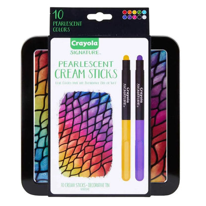 Crayola Toys Crayola - Signature Pearlescent Cream Sticks - 10pcs