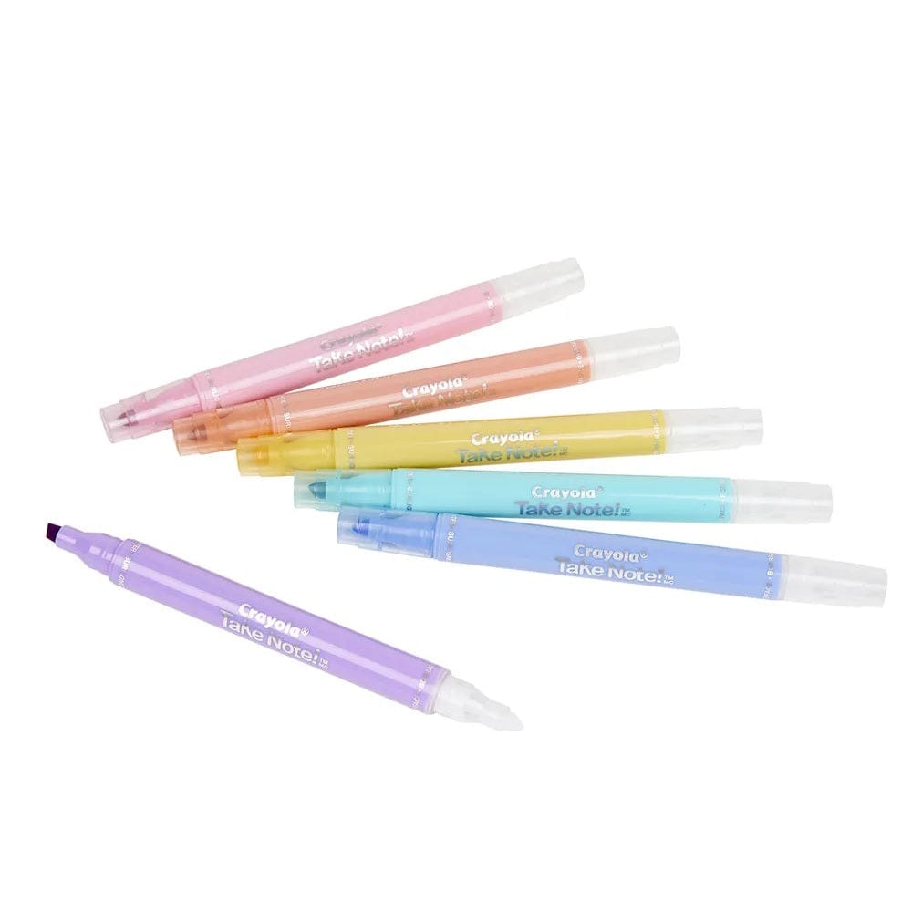 Crayola Toys Crayola - Take Note! Erasable Highlighters 6pcs - Pastel Party