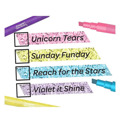 Crayola Toys Crayola - Take Note Glitter Highlighters - 4pcs