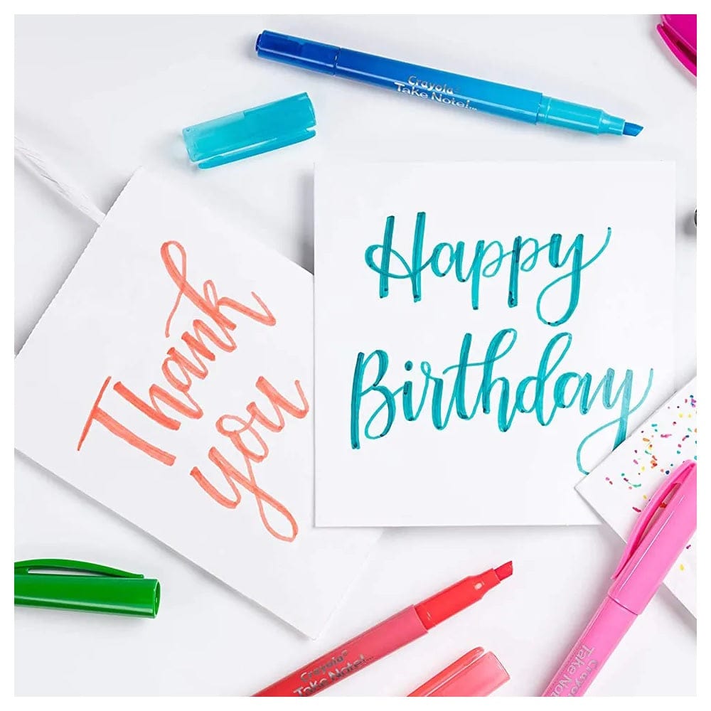 Crayola Toys Crayola - Take Note Washable Felt Tip Pens, Pack of 6