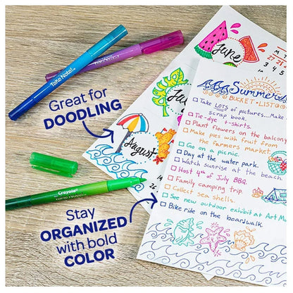 Crayola Toys Crayola - Take Note! Write & Highlight Pens, Pack of 6