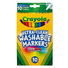 Crayola Toys Crayola - Ultra-Clean Washable Markers - Classic Colors - 10pcs