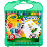 Crayola Toys Crayola - Washable Pip Squeaks & Paper 65 Piece Set