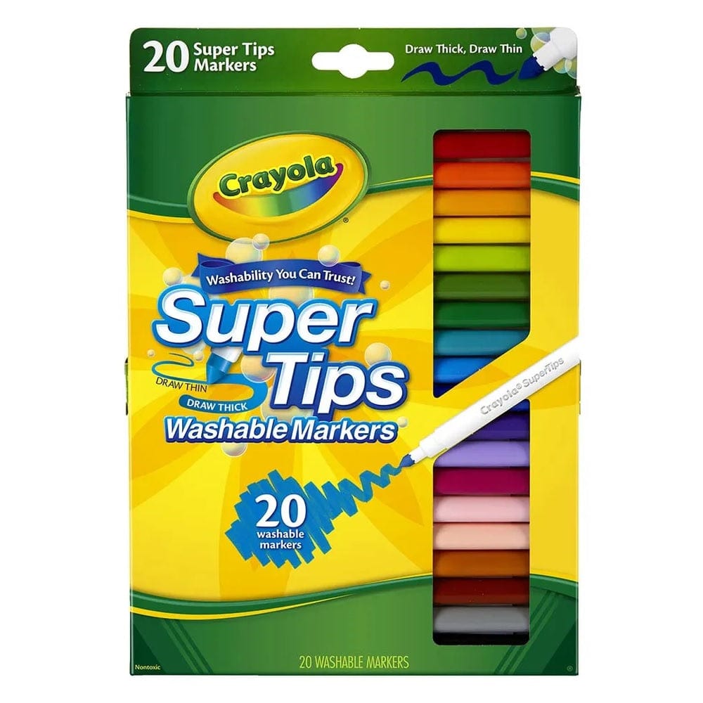 Crayola Toys Crayola - Washable Super Tips Markers 20pcs