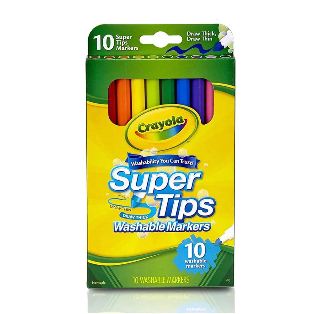Crayola Toys Crayola - Washable Super Tips Markers - Pack of 10