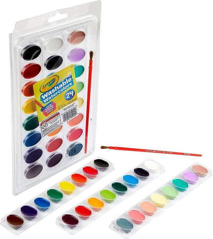 Crayola Toys Crayola Washable Watercolors with Brush 24pc