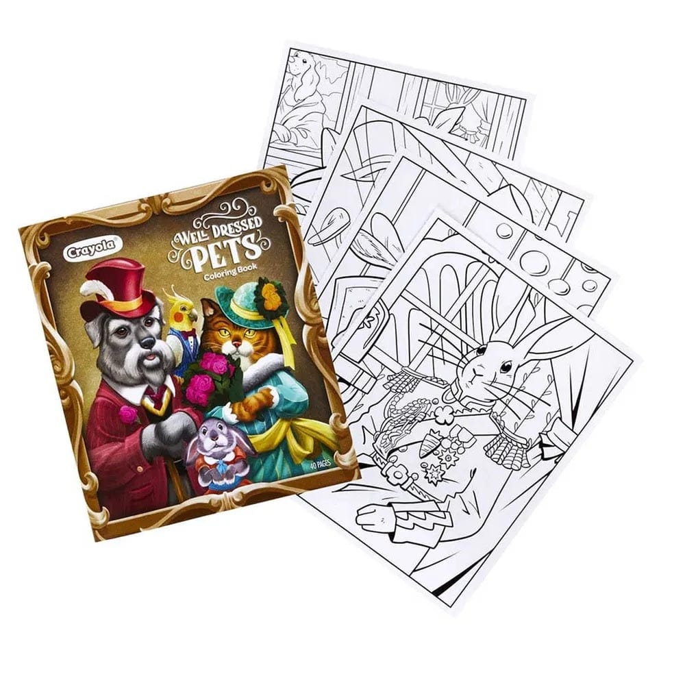 Crayola Toys Crayola - Well Dressed Pets Coloring Book