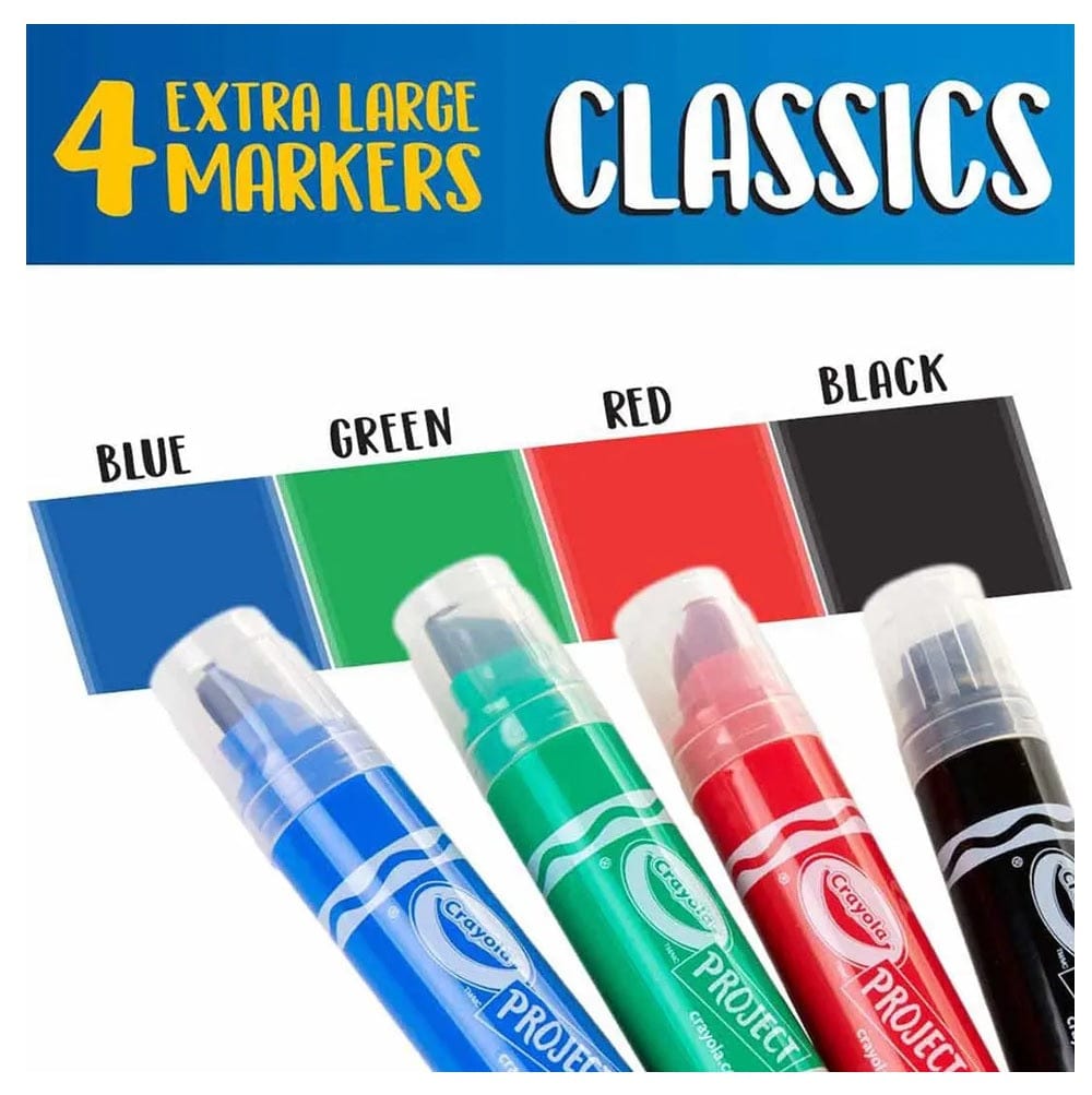 Crayola Toys Crayola - XL Poster Markers - 4pcs - Classic Colors