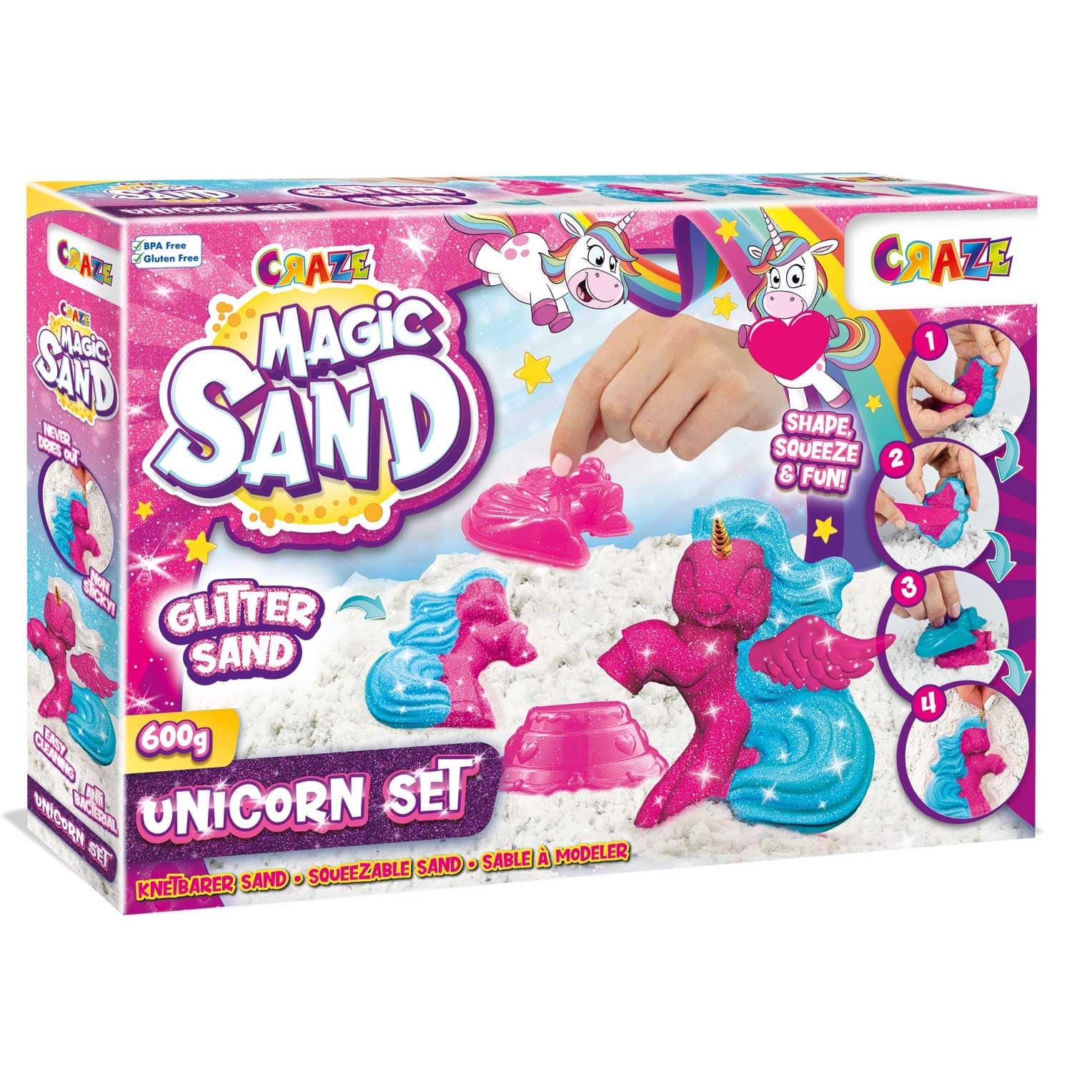 Craze Action Toys MAGIC SAND - PLAYSET UNICORN V2