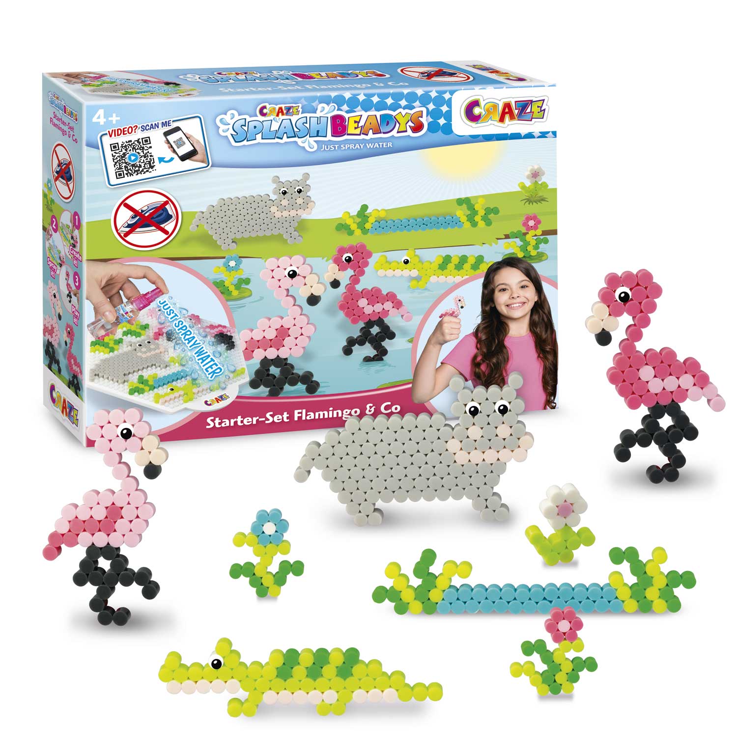 Craze Sand SPLASH BEADYS - STARTER FLAMINGO V2