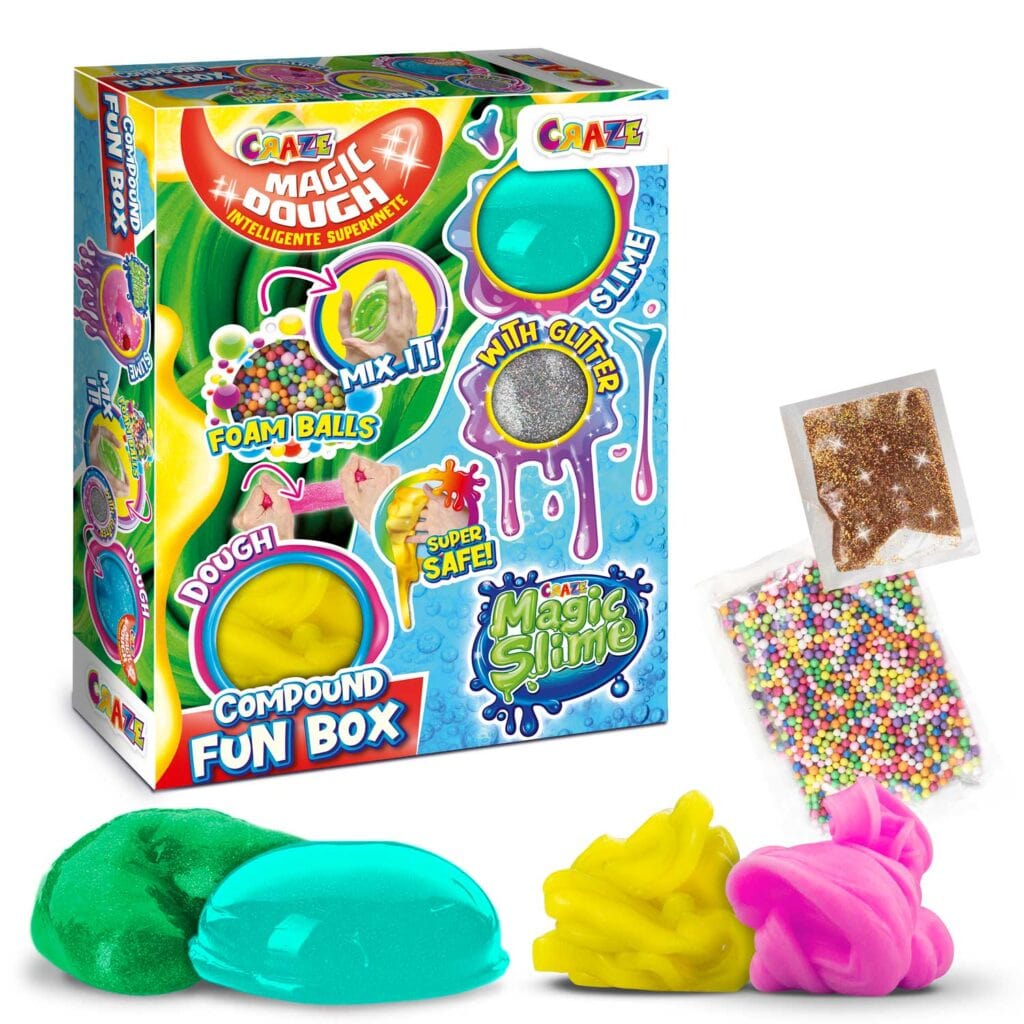 Craze Slime Mix Compound - Fun Box (Gold)