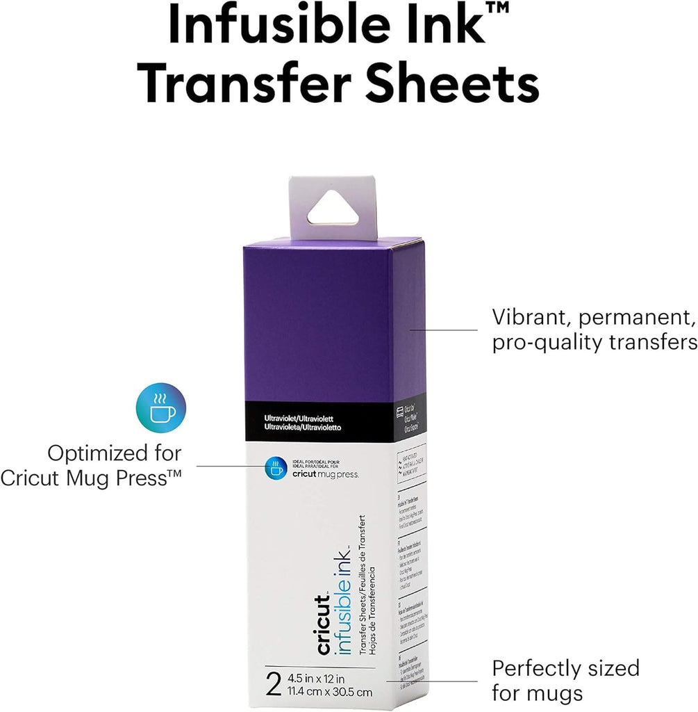 Cricut Arts & Crafts Cricut Infusible Ink Transfer Sheets 2-pack (Ultraviolet)