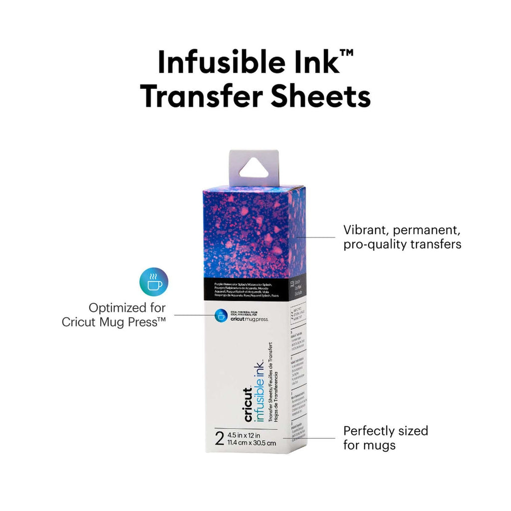 Cricut Arts & Crafts Cricut Infusible Ink Transfer Sheets 2-pack (Watercolor Splash)