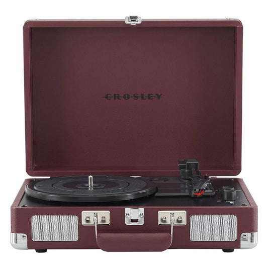 Crosley turntables Crosley Cruiser Plus Portable Turntable With Bluetooth In/Out- Burgundy