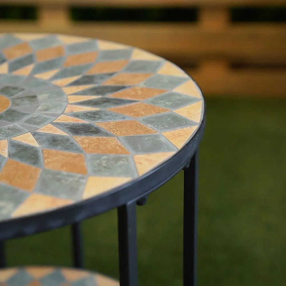 Danube Home & Kitchen 2 Tier table – Mosaic Design