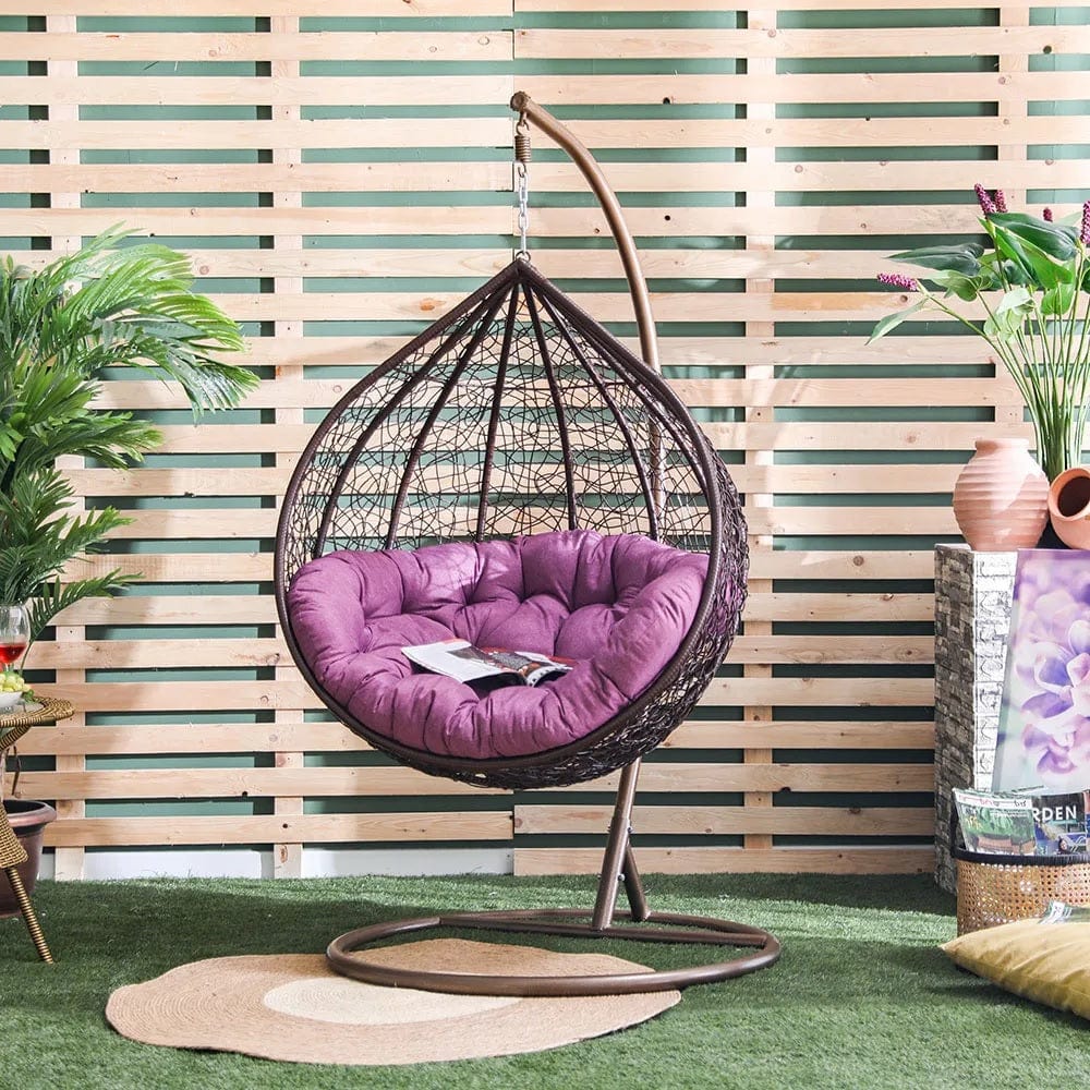 Alfa Swing Chair Purple flitit