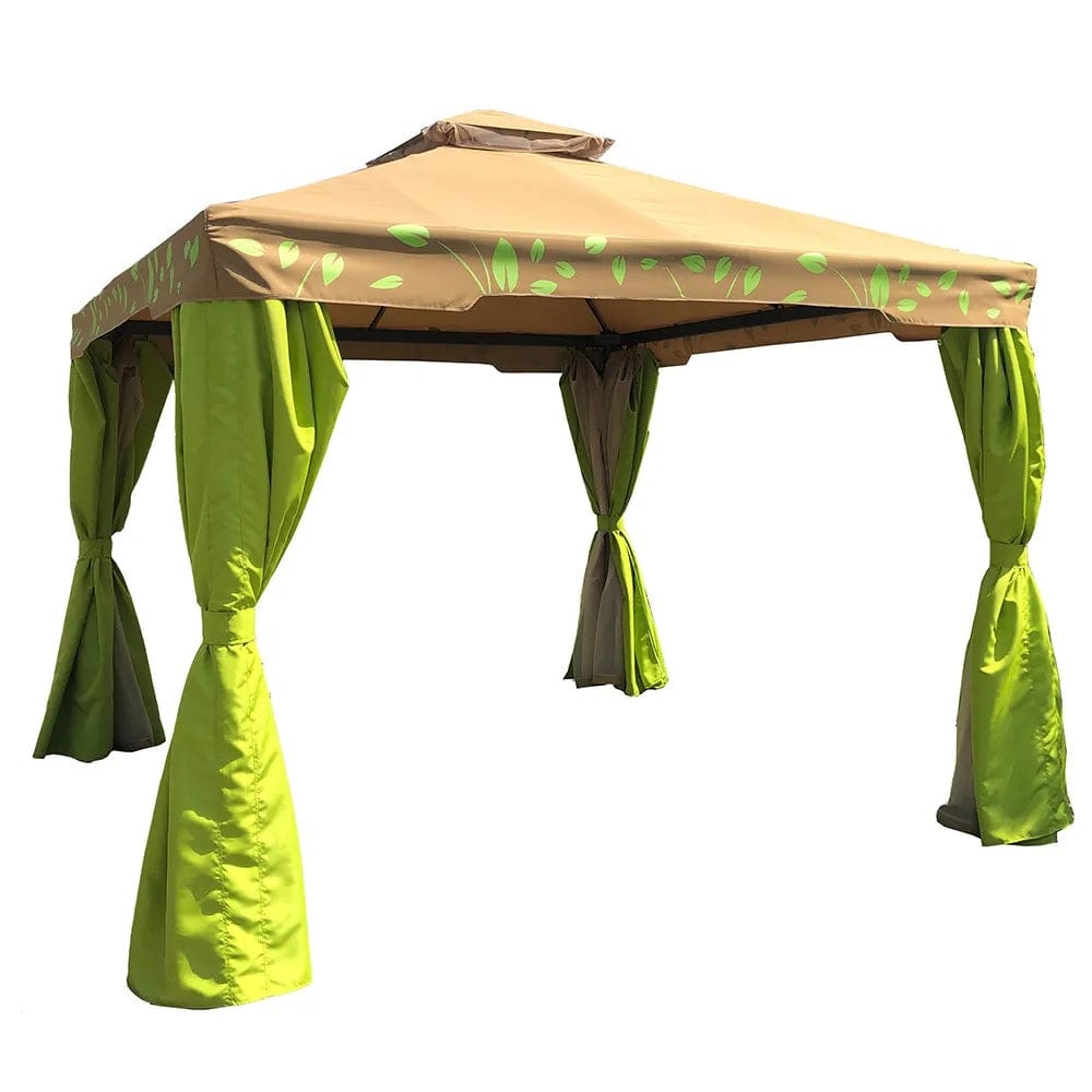 Danube Home & Kitchen Alina Steel Frame Gazebo