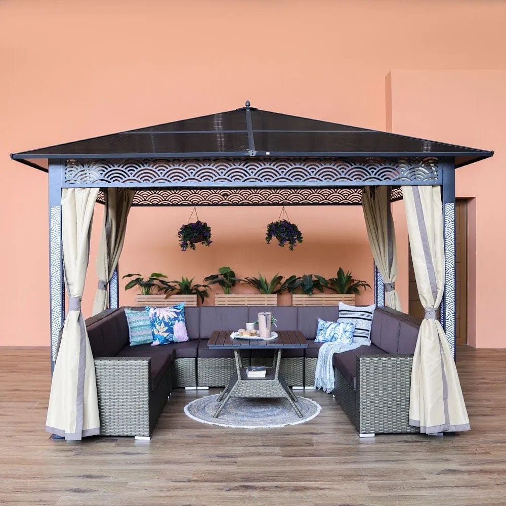 Danube Home & Kitchen Alyana Sofa Cum Gazebo With Light