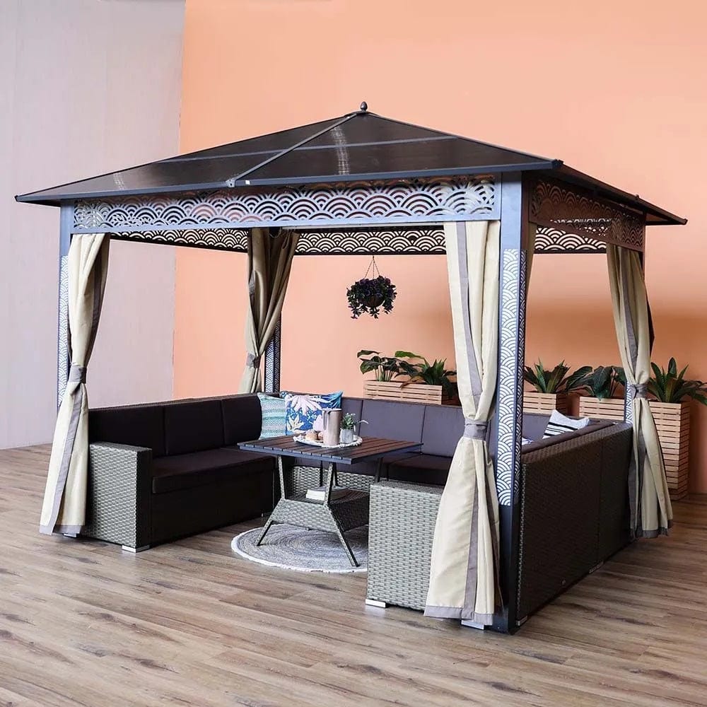 Danube Home & Kitchen Alyana Sofa Cum Gazebo With Light