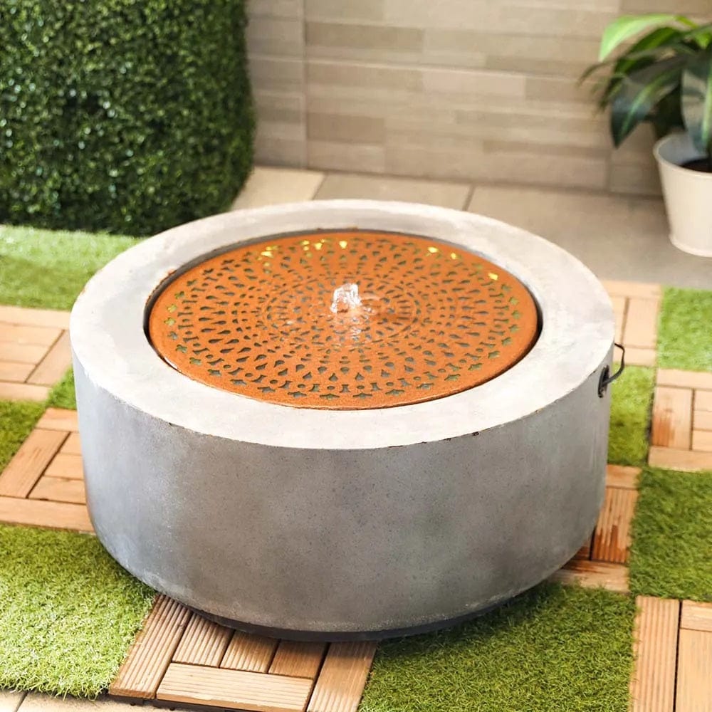 Danube Home & Kitchen Camila Fountain - Cement