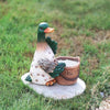 Danube Home & Kitchen Duck Holding Planter