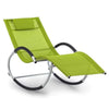 Danube Home & Kitchen Flossy Rocking Lounger- Green