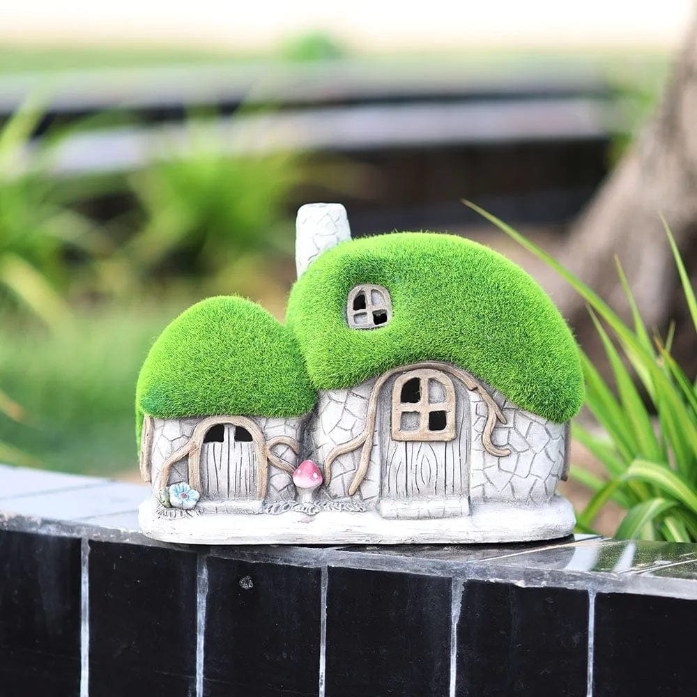 Danube Home & Kitchen Large Mushroom House Decor with Solar & Timer