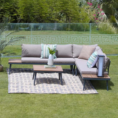 Danube Home & Kitchen Lydia Corner Sofa