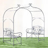 Danube Home & Kitchen Metal Arbor With Bench