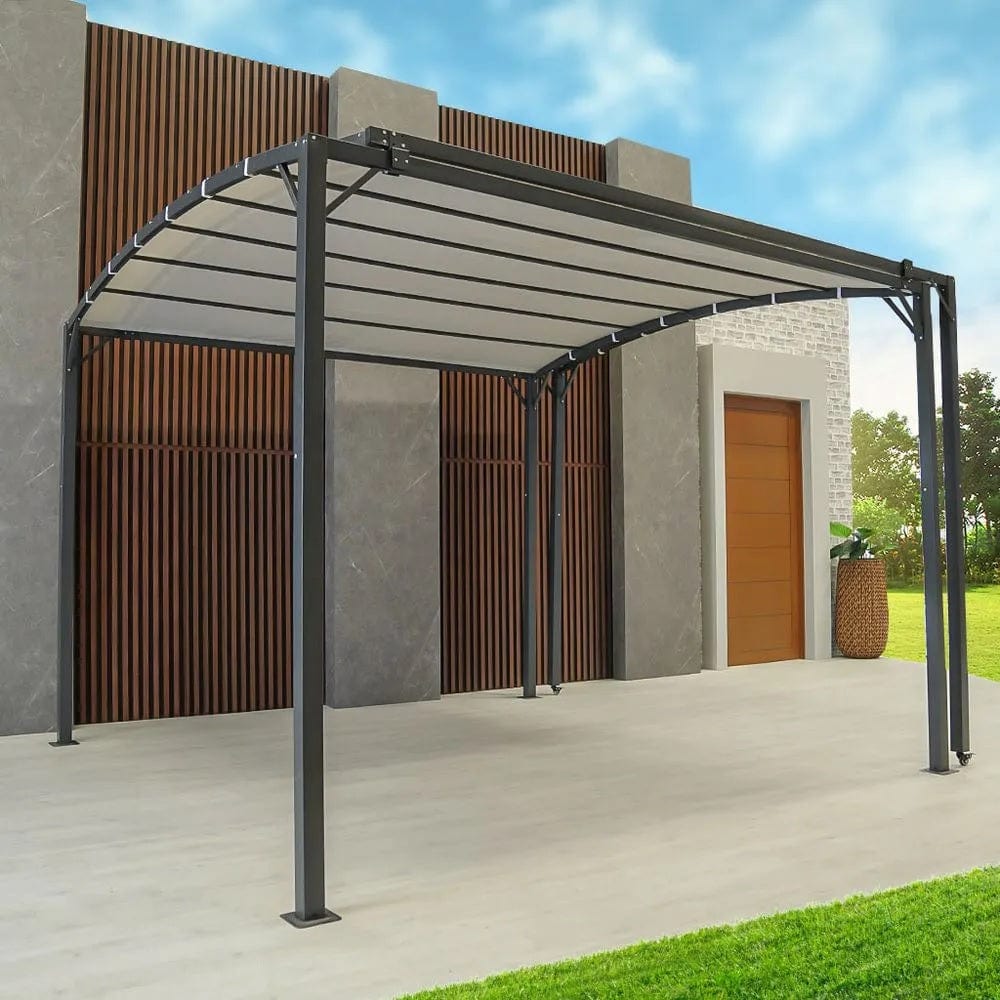 Danube Home & Kitchen Metal Gazebo With Sliding