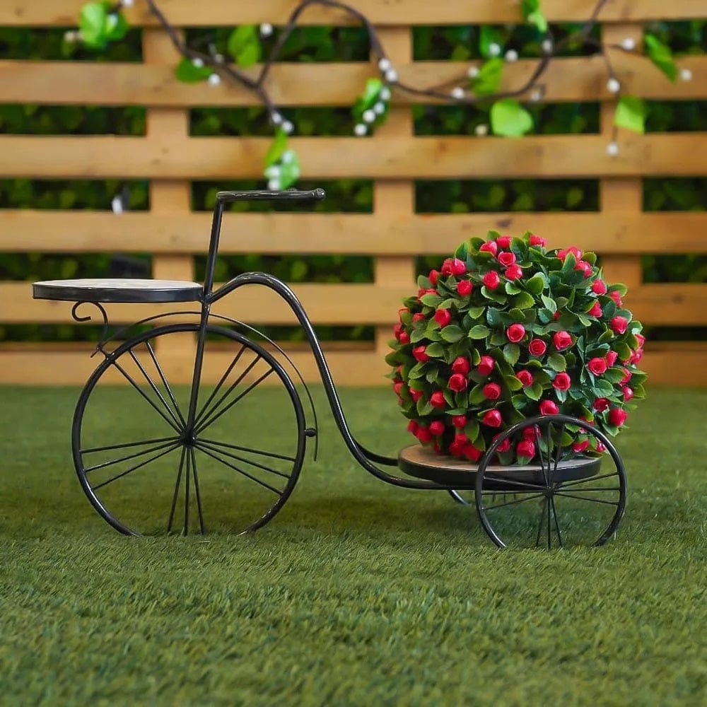 Danube Home & Kitchen Metal/Mosaic Bike Planter