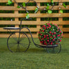 Danube Home & Kitchen Metal/Mosaic Bike Planter