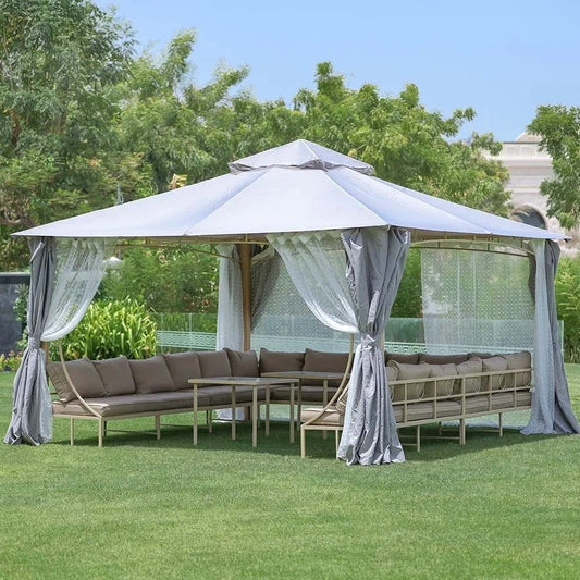 Danube Home & Kitchen Miraj Gazebo With Seating