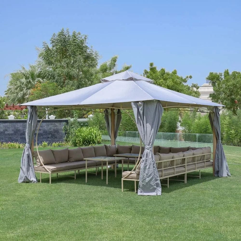 Danube Home & Kitchen Miraj Gazebo With Seating