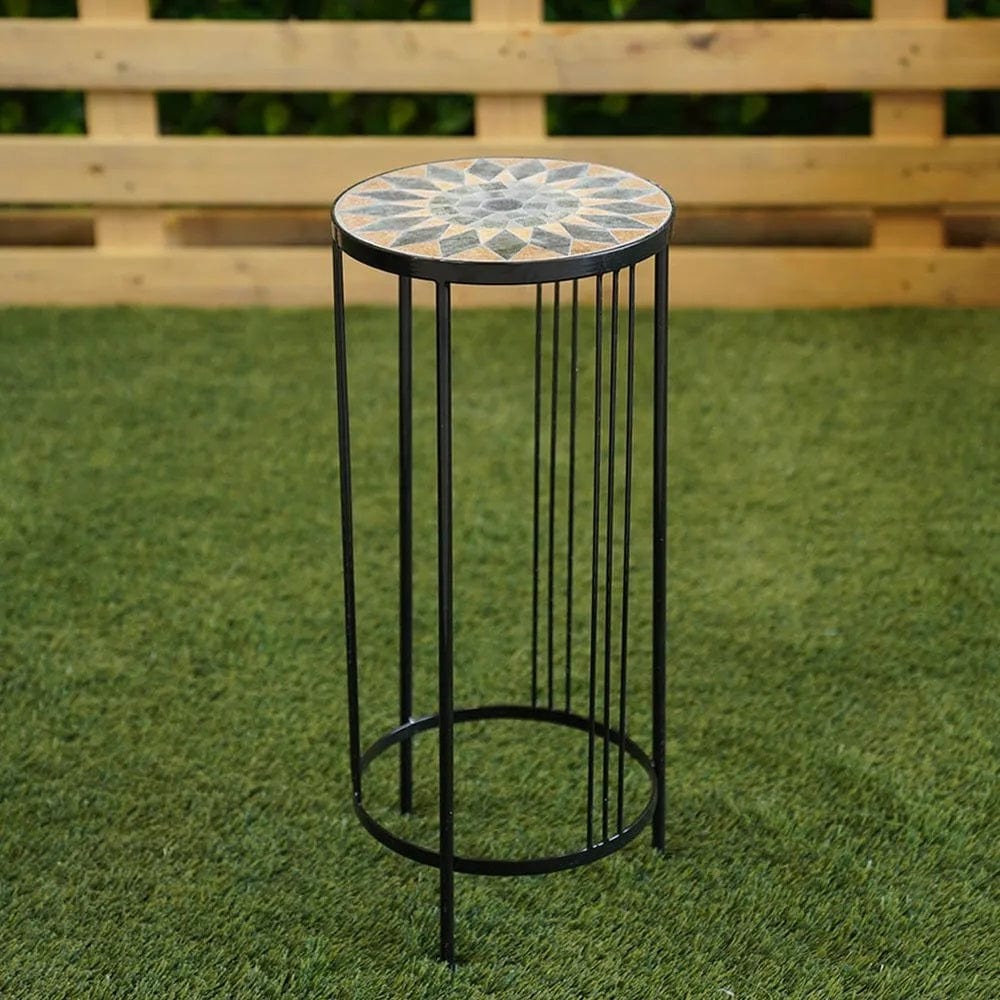 Danube Home & Kitchen Nesting Stool Set of 3 - Mosaic Design