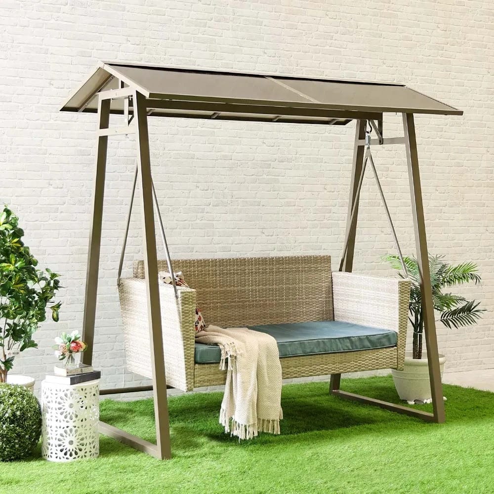 Danube Home & Kitchen New Luxury 3-Seater Swing