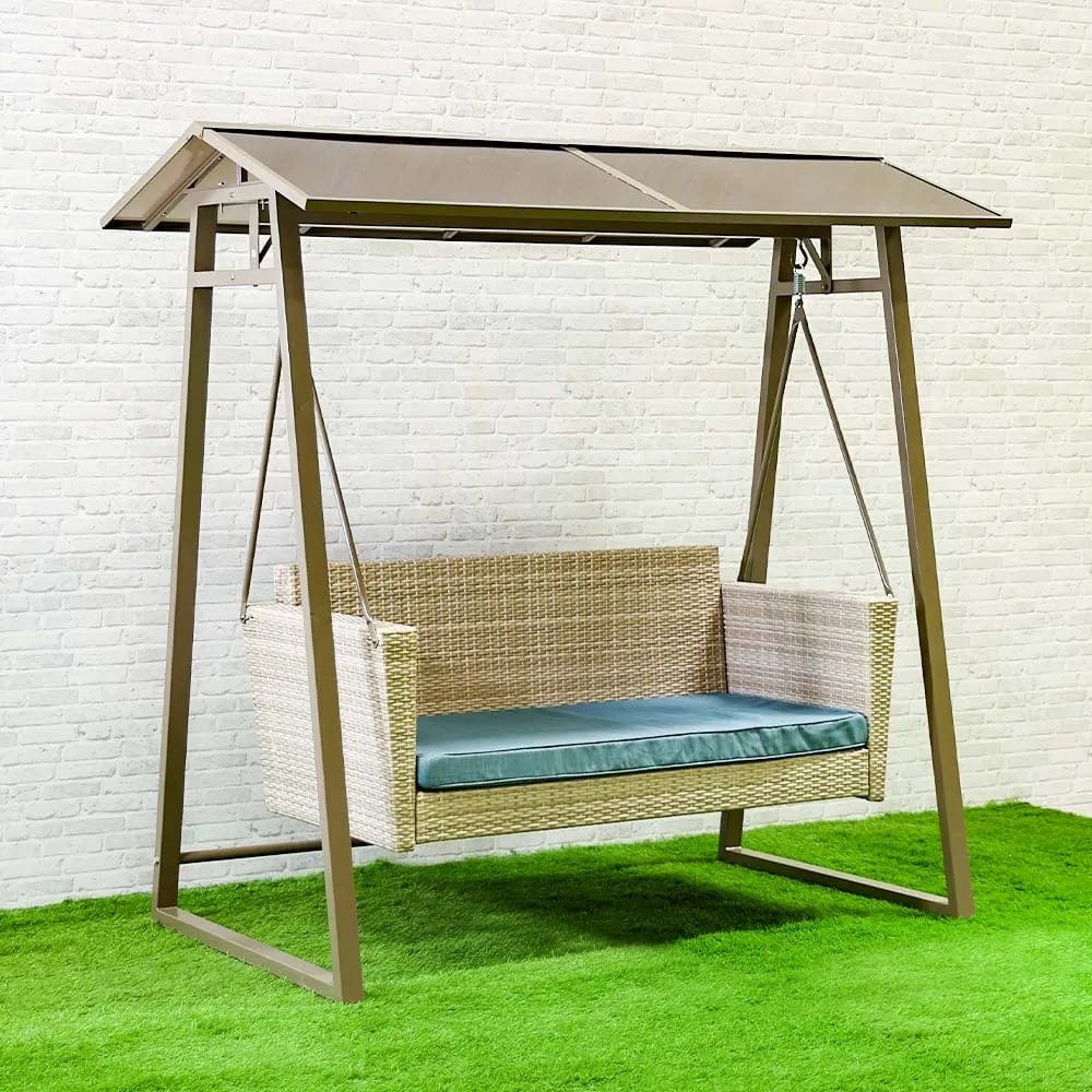 Danube Home & Kitchen New Luxury 3-Seater Swing