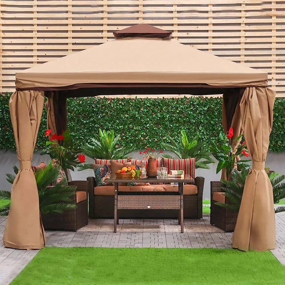 Danube Home & Kitchen Sandra Aluminium Frame Gazebo